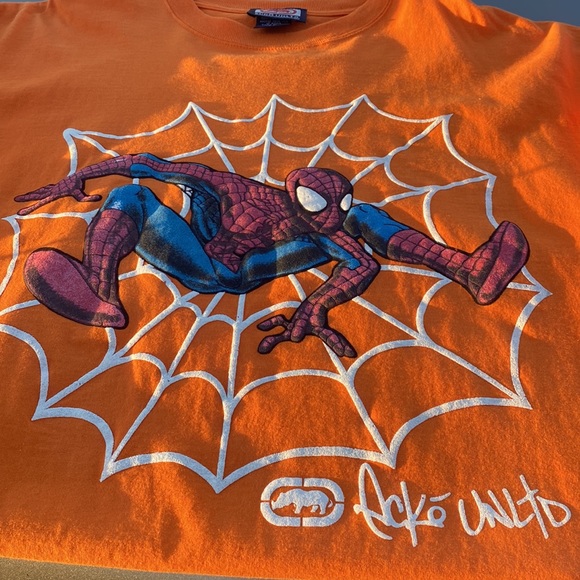 Ecko Unltd Spider-Man T shirt Y2K Rare - Picture 5 of 7